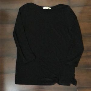 Ann Taylor Loft black top size XS